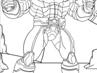 Thanos Printable Coloring Page scaled