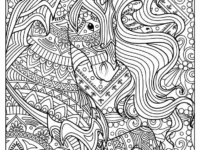 Unicorn Difficult Coloring Pages for Adults.webp