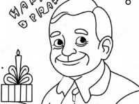 funny happy birthday papa coloring page 70515 55823
