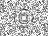 hard coloring pages