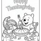 winnie the pooh thanksgiving coloring pages 7