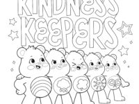 Care Bears Kindness Keepers Coloring Page scaled Care Bears Kindness Keepers Coloring Page scaled
