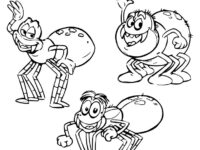 Coloring Sheet  Spiders 791×1024 1