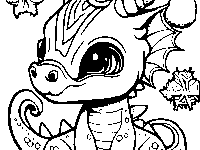 Cute Christmas Dragon Coloring Page 93858577 1 1