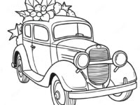 christmas car coloring page 52853 41821 001