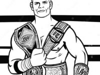 cody rhodes with championship belt coloring page 88287 28788