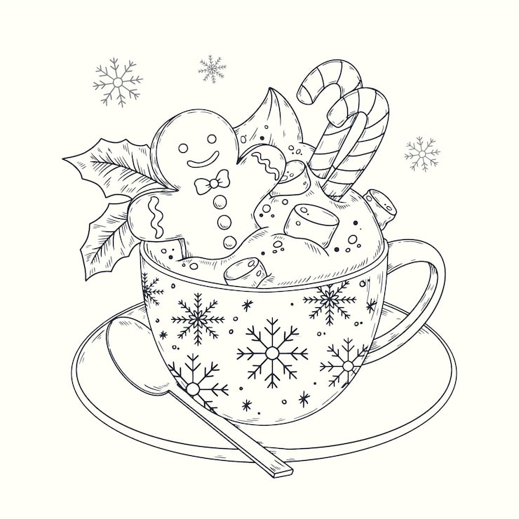 drawn christmas hot chocolate illustration 23 2149833759 drawn christmas hot chocolate illustration 23 2149833759