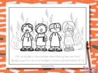 easy shadrach meshach and abednego craft coloring page regarding printable shadrach meshach and abednego craft