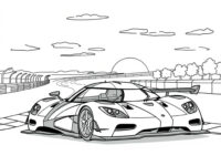 koenigsegg jesko coloring pages printable 90
