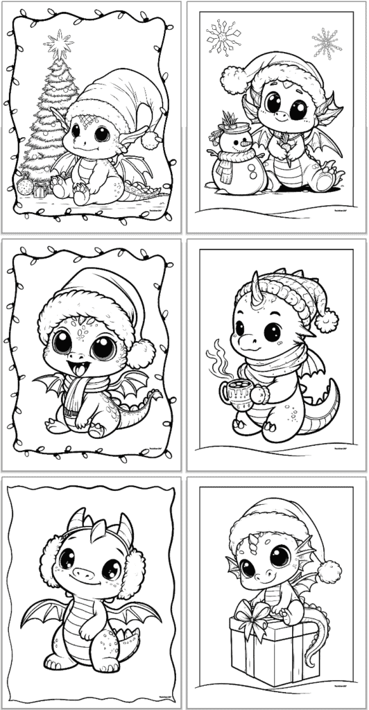 six christmas dragon coloring pages 532x1024 1 six christmas dragon coloring pages 532x1024 1