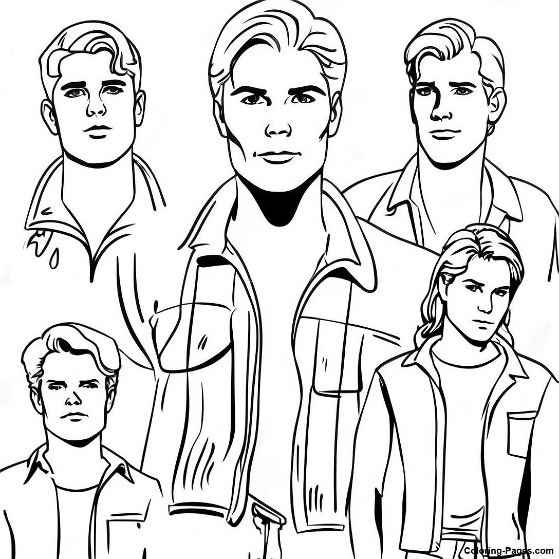 the outsiders characters coloring page 114891 50602 the outsiders characters coloring page 114891 50602