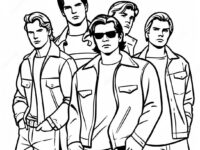 the outsiders characters coloring page 114891 50604 the outsiders characters coloring page 114891 50604