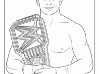 wwe coloring pages cody rhodes