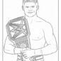 wwe coloring pages cody rhodes