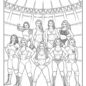 wwe women coloring pages wwe women coloring pages