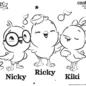 Chickies Coloring Sheet 2
