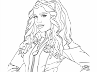 Coloring for kids the descendants 21981