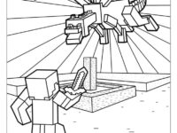 Minecraft Dragon Coloring Picture For Kids 791×1024 1
