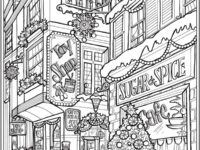 charming free christmas coloring page