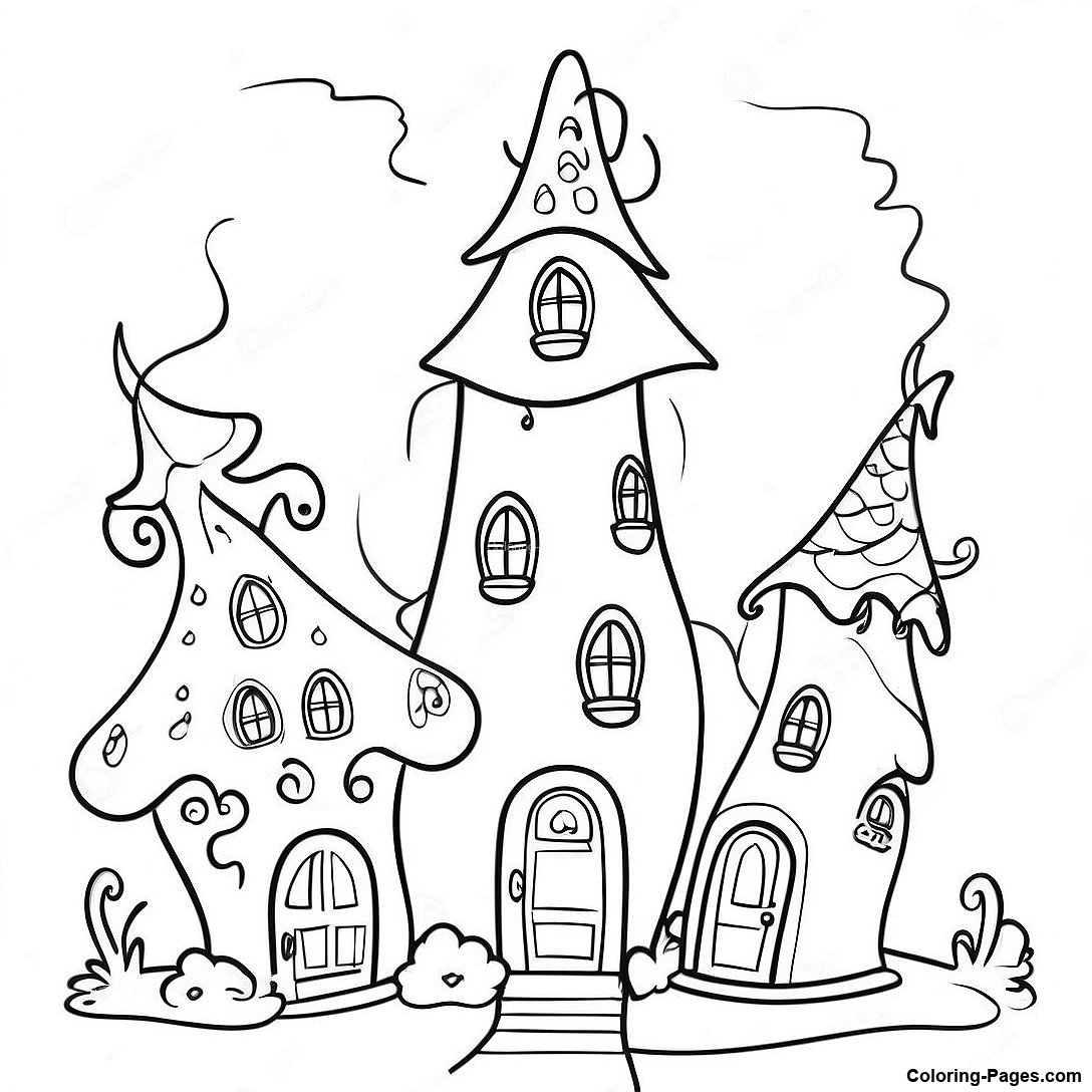 colorful whoville houses coloring page 89886 30018 colorful whoville houses coloring page 89886 30018