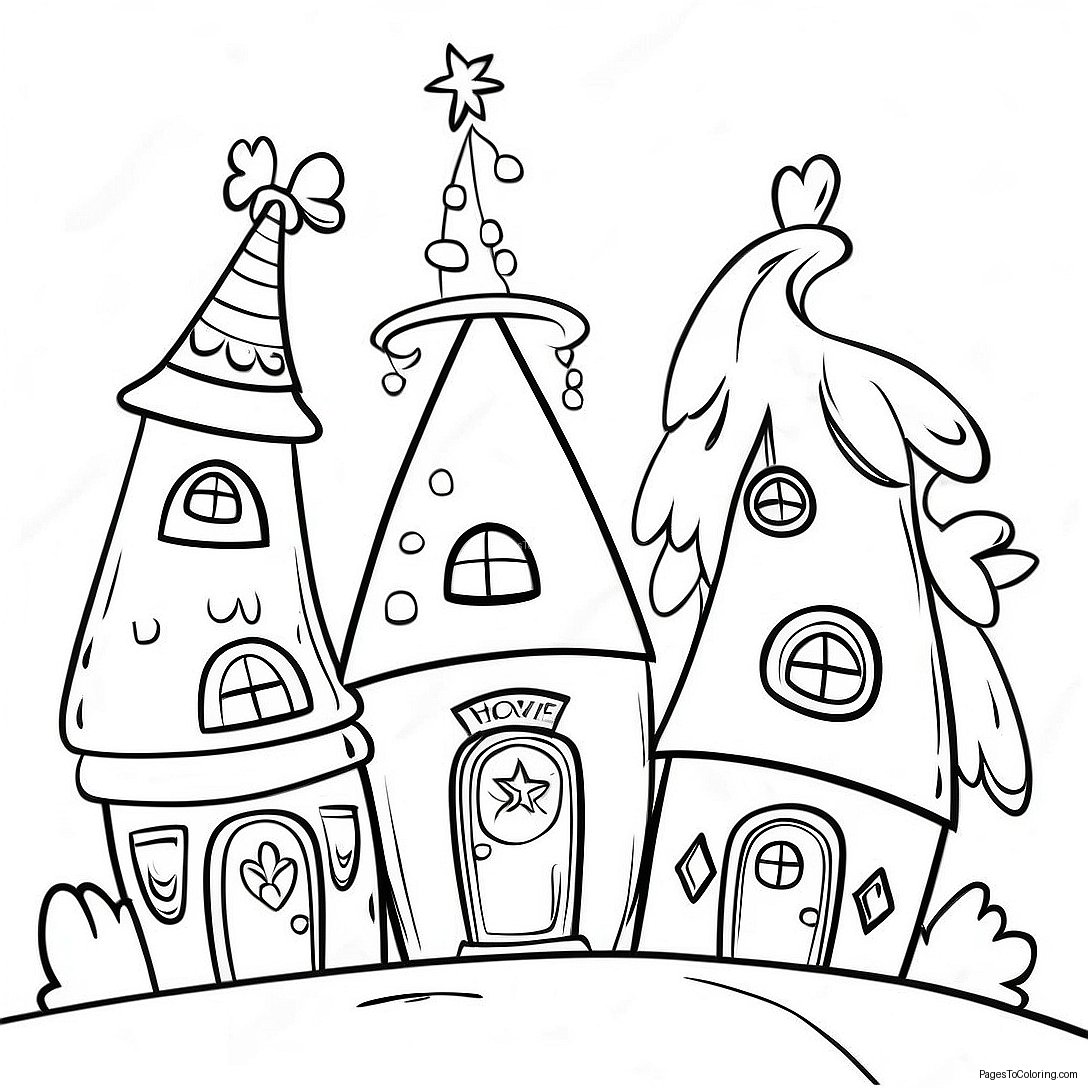 colorful whoville houses coloring page 9772 8138 colorful whoville houses coloring page 9772 8138