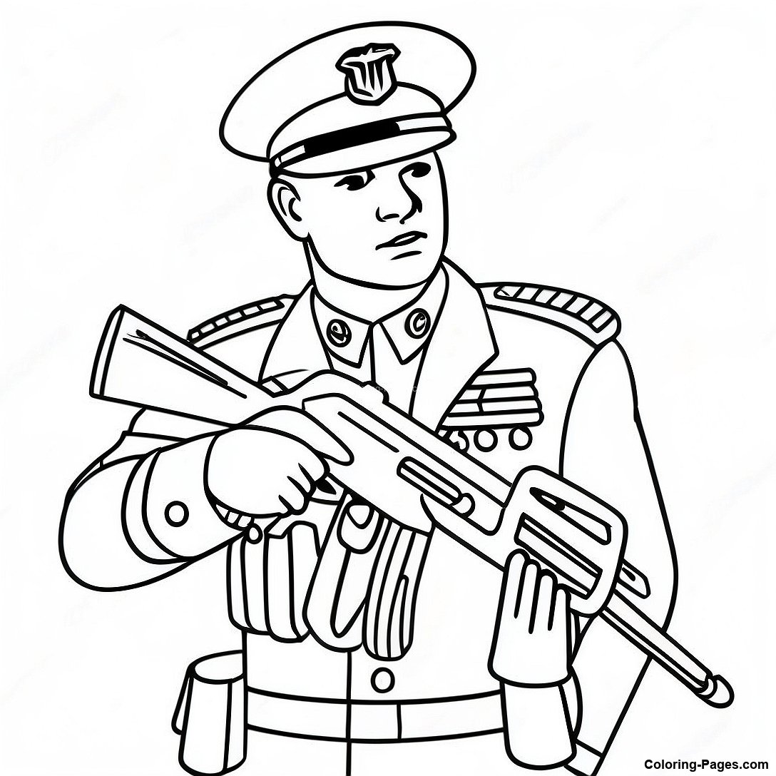 marine corps coloring page 125205 59203