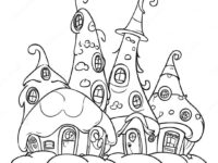 whoville houses coloring page 9770 7862