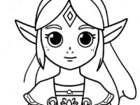 zelda tears of the kingdom coloring page 28143 22701