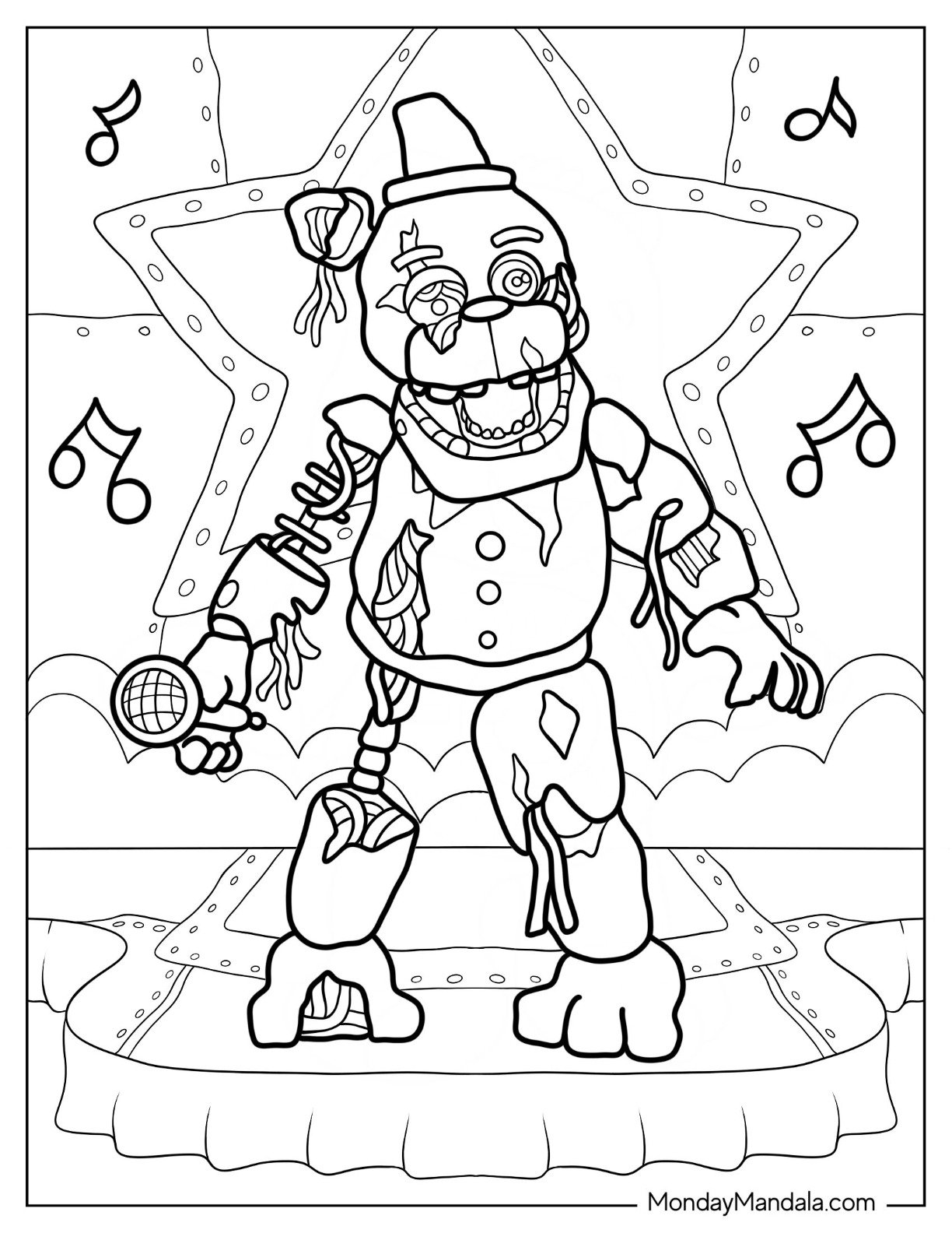 Extra Withered Freddy Holding Microphone Extra Withered Freddy Holding Microphone