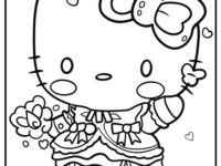 Free Hello Kitty Coloring pages