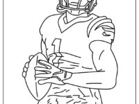 Free JaMarr Chase Coloring Page