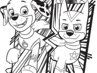 Marshall Paw Patrol 5 coloring page