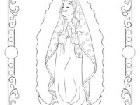 Our Lady of Guadalupe Coloring Page 1 scaled