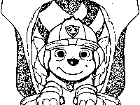 Paw Patrol Coloring Page Marshall 77645294 1