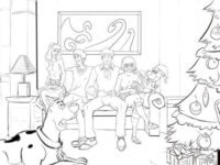 Scooby Doo And Friends in Living Room