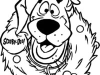 Scooby Doo Christmas Coloring Page 841×1024