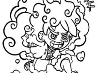 adorable luffy gear 5 coloring