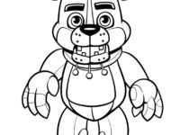 free five nights at freddys coloring pages to print 1152×1536 1