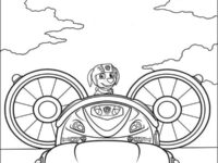 marshall from paw patrol coloring