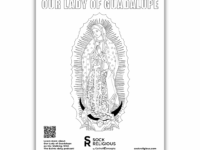 our lady of guadalupe coloring page 4