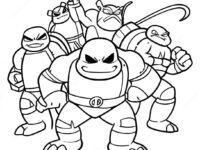 rise of the tmnt coloring page 133183 65526