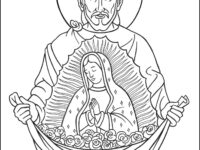 saint jaun diego coloring page cnt mls