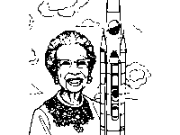 Katherine Johnson NASA Rocket Coloring Page 77118928 1