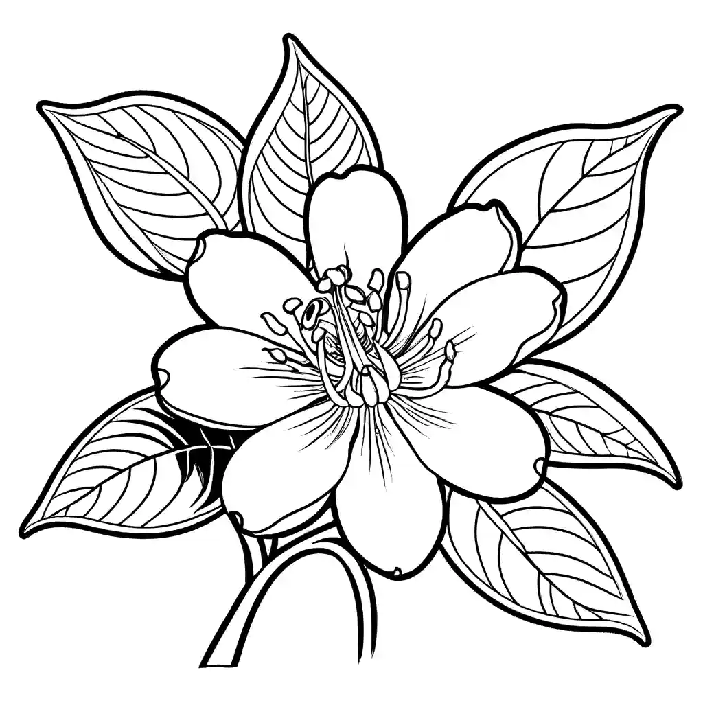 Orange blossom coloring page webp.webp