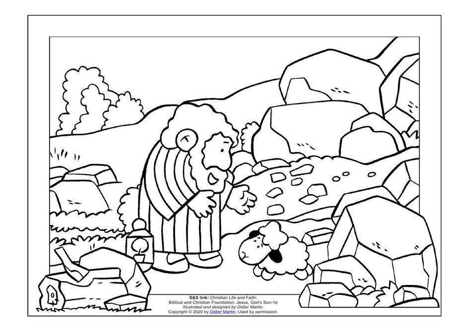 coloring page the parables of jesus the lost s.width 945
