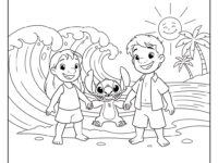 david lilo and stitch coloring page picture to color