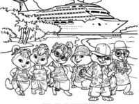 disney cruise ship coloring pages 4