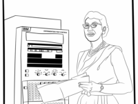 katherine johnson coloring page