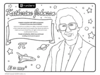katherine johnson coloring sheet