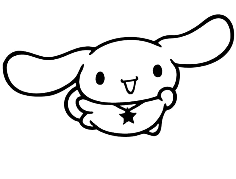 very cute cinnamoroll coloring